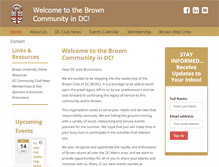 Tablet Screenshot of brownindc.org